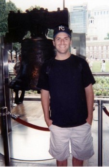 Steve at the Liberty Bell